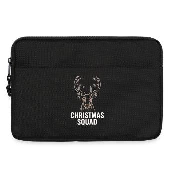 Neon Deer Squad Noël - Sacoche pour ordinateur portable 13 pouces - noir - Devant
