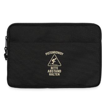 Pistenrowdy Keep your distance Skiing Piste funny - Laptop bag 13" - black - Front