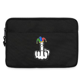 Middle Finger Stingerfinger Carnival - Laptop bag 13" - black - Front