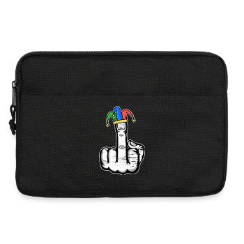 Middle Finger Stingerfinger Carnival - Laptop bag 13" - black - Front