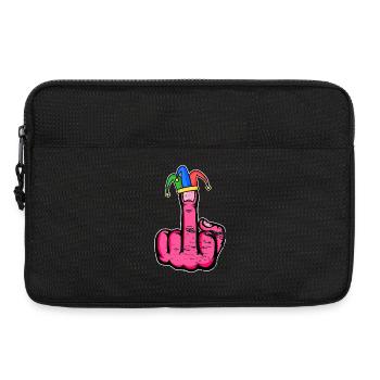 Majeur Stingerfinger Carnaval - Sacoche pour ordinateur portable 13 pouces - noir - Devant
