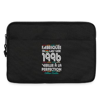 30 Jahre Jubiläum - Made in January 1996 - Laptoptasche 13" - Schwarz - Vorne