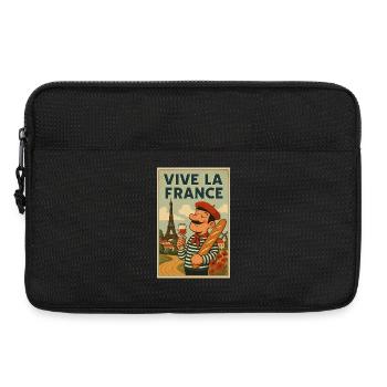 Vive La France Vintage  - Sacoche pour ordinateur portable 13 pouces - noir - Devant