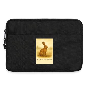 Flüstern des Wiesenhasen - Laptoptasche 13" - Schwarz - Vorne