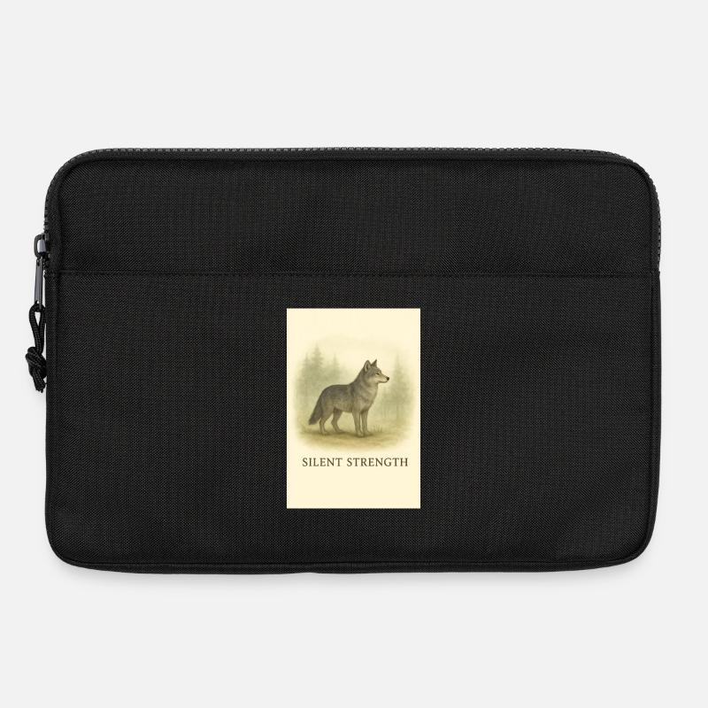 Stiller Machtwolf - Laptoptasche 13" - Schwarz