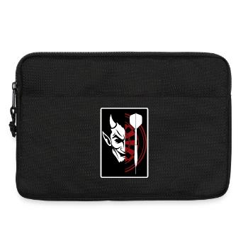 Darts, Bullseye, Dartboard and devil. - Laptoptasche 13" - Schwarz - Vorne