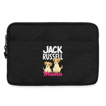 Lustiges Jack Russell Besitzer Geschenk - Laptoptasche 13" - Schwarz - Vorne