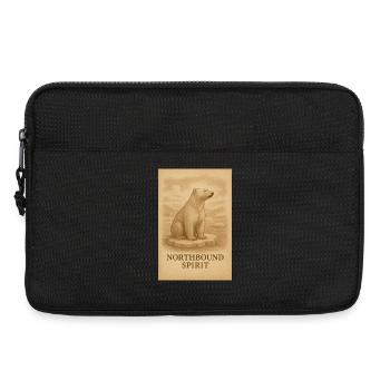 Noordelijke Geest: Poolbeer op IJs - Sacoche pour ordinateur portable 13 pouces - noir - Devant