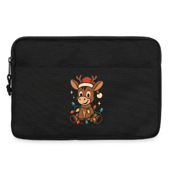 Eselfe Esel Elfe Weihnachten Kostüm Outfit - Laptoptasche 13" - Schwarz - Vorne