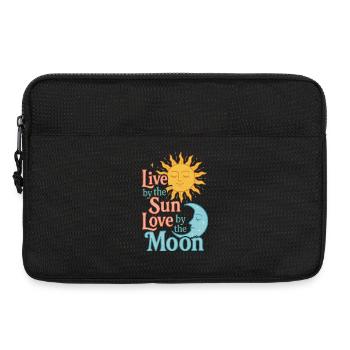 Sun Moon Harmony Quote - Laptop bag 13" - black - Front