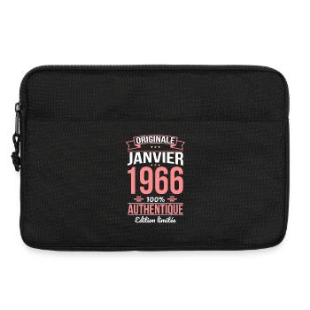 60-jähriges Jubiläum – Original – Januar 1966 - Laptoptasche 13" - Schwarz - Vorne