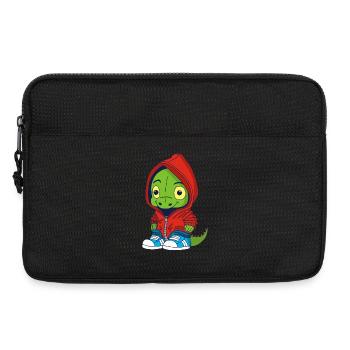 Petit dinosaure urbain - Sacoche pour ordinateur portable 13 pouces - noir - Devant
