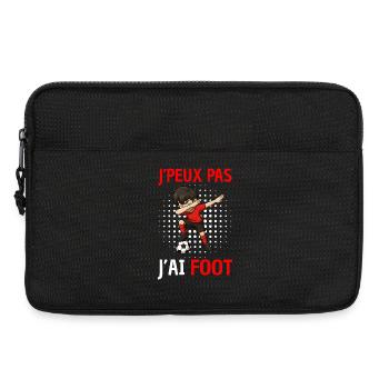 I Can't I Football Boys - Laptop bag 13" - black - Front