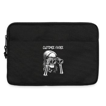 Customer Finder Skeleton Binoculars Design Rock - Laptop bag 13" - black - Front