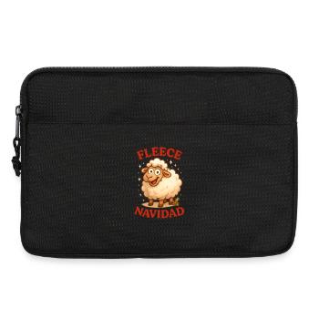 Fleece Navidad - Laptoptasche 13" - Schwarz - Vorne