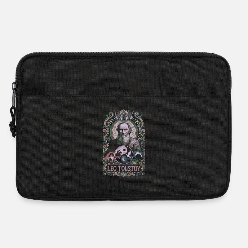 Leo Tolstoi - Laptoptasche 13" - Schwarz