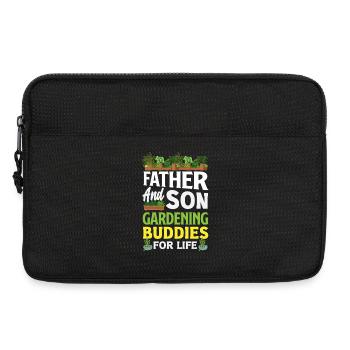 Cadeaux pour les jardins et les amoureux des plantes - Sacoche pour ordinateur portable 13 pouces - noir - Devant