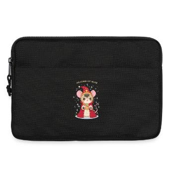 Magische Hexenmaus - Laptoptasche 13" - Schwarz - Vorne