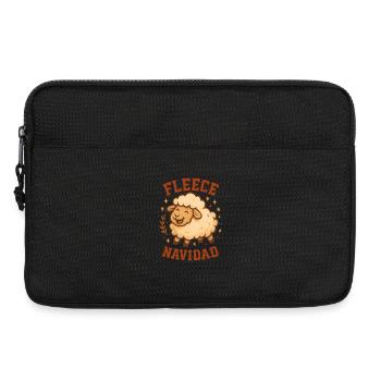 Feliz Navidad Christmas Pun Funny - Laptop bag 13" - black - Front