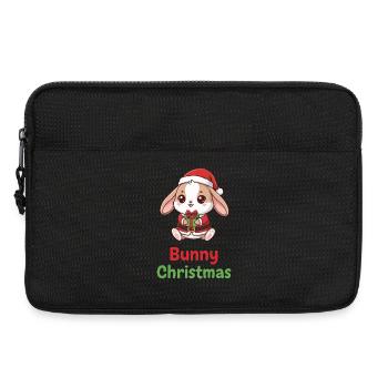 Cadeau de Noël Bunny - Sacoche pour ordinateur portable 13 pouces - noir - Devant