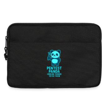 Pentest Panda: Fixing Errors - Laptop bag 13" - black - Front