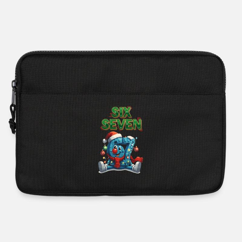67 Six Seven Weihnachten 6 7 meme - Laptoptasche 13" - Schwarz