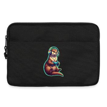 Otter Fun Video Games - Laptop bag 13" - black - Front