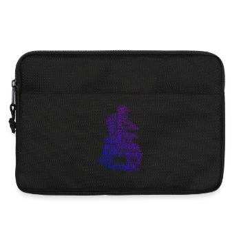 Illustration du motocross pour le motocross - Sacoche pour ordinateur portable 13 pouces - noir - Devant