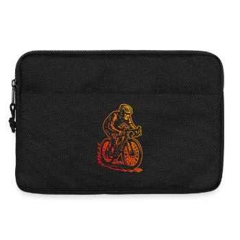 Frisches Roadbike Motiv für Rennrad - Laptoptasche 13" - Schwarz - Vorne