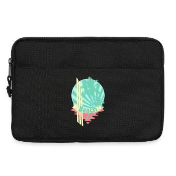 Strand Palmen Meer Banner - Laptoptasche 13" - Schwarz - Vorne