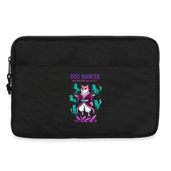 Dog Mancer Canine Wizard Raising Spirit Dogs - Laptop bag 13" - black - Front