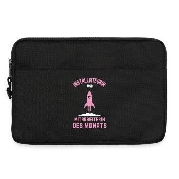 Best Plumber Employee of the Month - Laptop bag 13" - black - Front