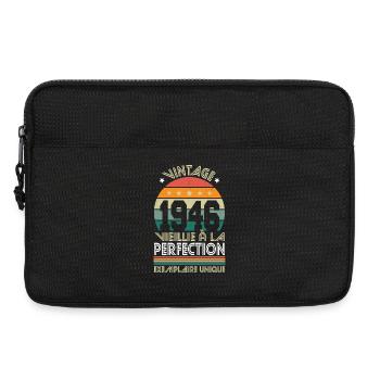 1946 – Vintage – Unique example - Laptop bag 13" - black - Front