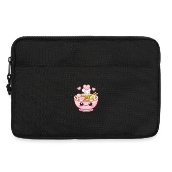 Kawaii Ramen Bowl - Laptop bag 13" - black - Front