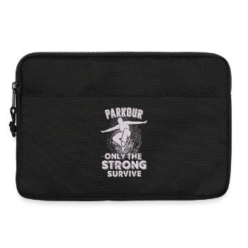 Parkour: Nur die Starken überleben - Laptoptasche 13" - Schwarz - Vorne