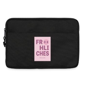 Frohes Neues Jahr – Neujahrsgruß Design - Laptoptasche 13" - Schwarz - Vorne