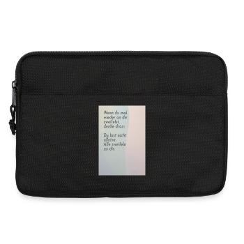 If you doubt yourself – everyone does - Laptop bag 13" - black - Front