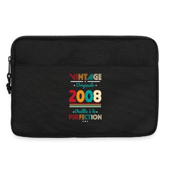 2008 – Vintage – Aged to perfection - Laptop bag 13" - black - Front