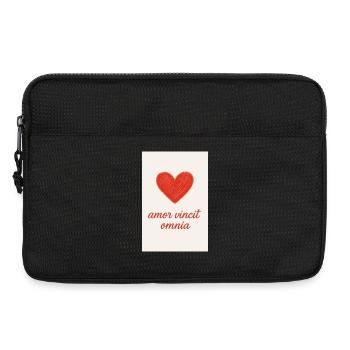 Love Triumphs: Amor Vincit Omnia - Laptop bag 13" - black - Front