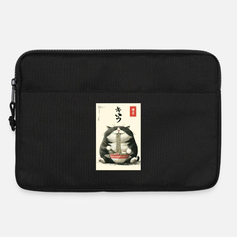 Neko Noodle Feast - Laptop bag 13" - black