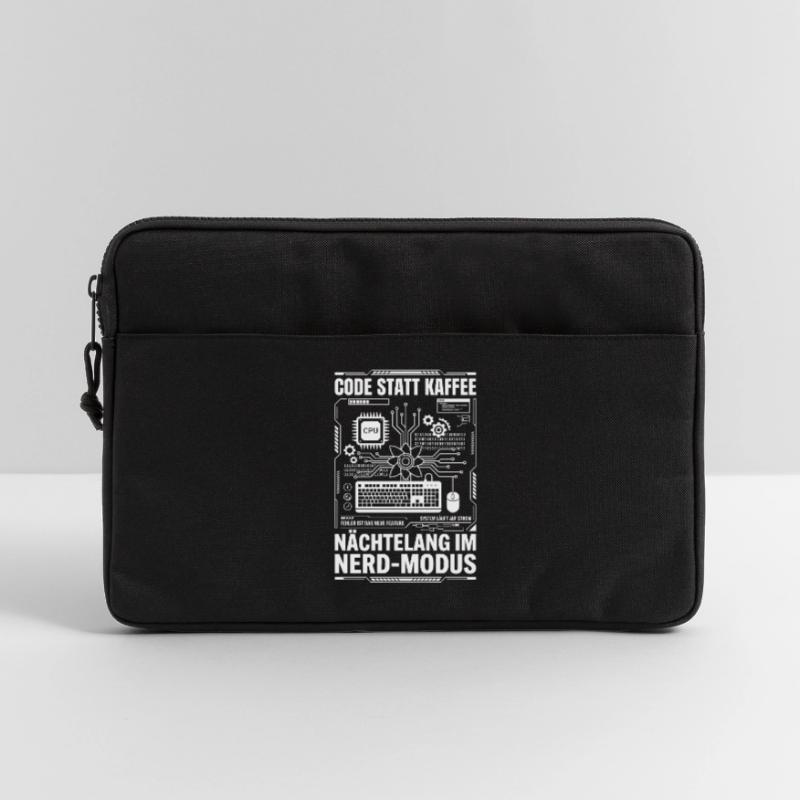 Code au lieu de mode nerd du café Sacoche pour ordinateur portable 13 pouces