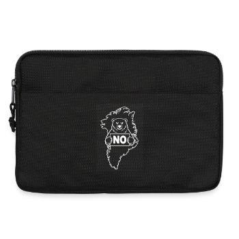 Le Groenland n’est pas à vendre - Sacoche pour ordinateur portable 13 pouces - noir - Devant