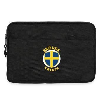 Skövde Shield Sweden emblem - Laptop bag 13" - black - Front