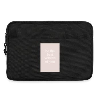 Be the Best Version of You - Laptop bag 13" - black - Front
