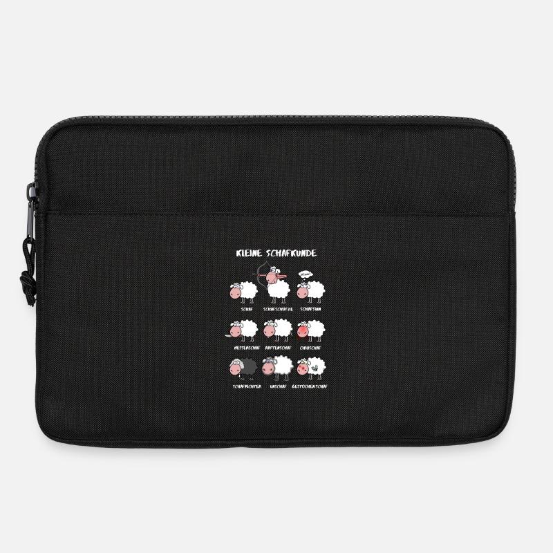 Kleine Schafkunde - Laptoptasche 13" - Schwarz