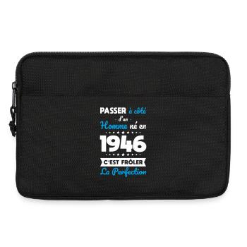 Born in 1946 – Near perfection - Laptop bag 13" - black - Front