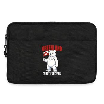 Greenland Is Not For Sale Shirt - Laptop bag 13" - black - Front