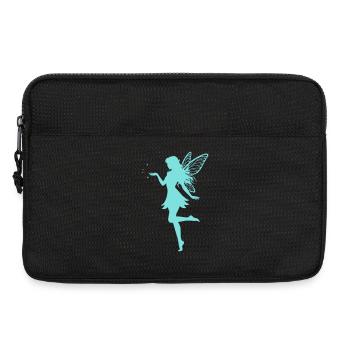 Fairy silhouette with stars - Laptop bag 13" - black - Front