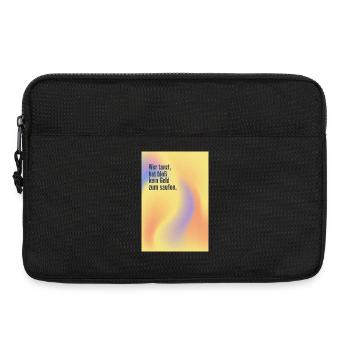 Ceux qui dansent n’ont pas d’argent pour boire - Sacoche pour ordinateur portable 13 pouces - noir - Devant
