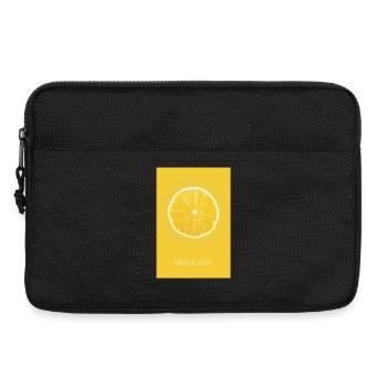 Quand la vie te donne des citrons - Sacoche pour ordinateur portable 13 pouces - noir - Devant